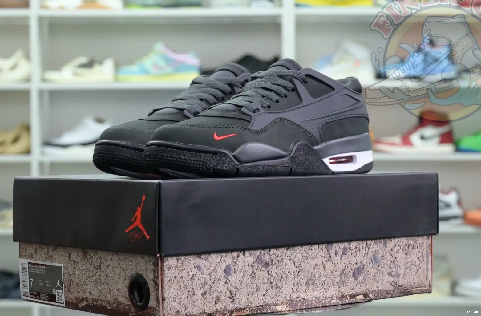 Nigel Jordan RM Sylvester Air SP 4 Jordan x “Anthracite” 0426